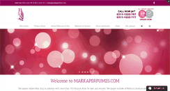 Desktop Screenshot of makkaperfumes.com